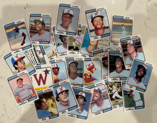 1974 Washington Stars custom baseball cards
