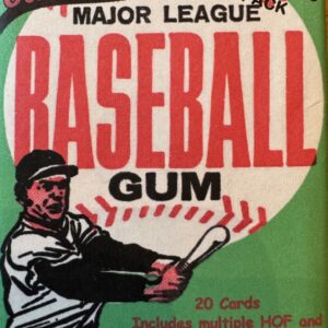 Baseball Wax Pack -  Old School Re-Packed Wax - 20 Vintage Cards with gum